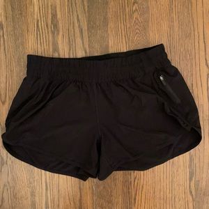 Track That Lululemon shorts.